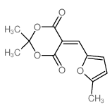 1,3-Dioxane-4,6-dione, 2,2-dimethyl-5-[(5-methyl-2-furanyl)methylene]- (en)