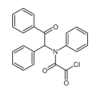2-oxo-2-(N-(2-oxo-1,2-diphenylethyl)anilino)acetyl chloride