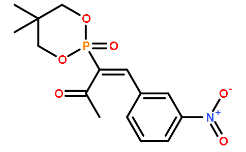 3-(5,5-二甲基-2-氧代-2-[1,3,2]二氧杂磷杂环己基) -4-(3-硝基苯基)-丁-3-烯-2-酮