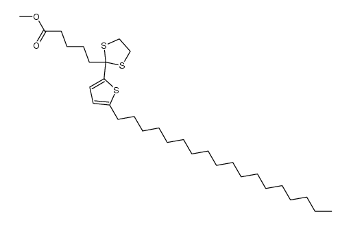 methyl 5-(2-(5-octadecylthiophen-2-yl)-1,3-dithiolan-2-yl)pentanoate