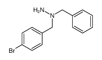 1-benzyl-1-[(4-bromophenyl)methyl]hydrazine