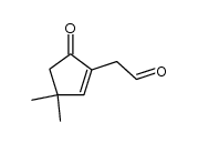 2-(3,3-dimethyl-5-oxocyclopent-1-en-1-yl)acetaldehyde