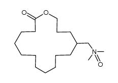 12-(N,N-Dimethylaminomethyl)-15-pentadecanolid-N-oxide