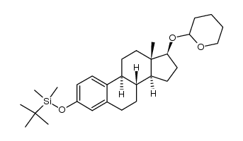 3-O-(tert-butyldimethylsilyl)-17β-O'-(tetrahydropyranyl)estradiol