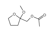 (2-methoxytetrahydrofuran-2-yl)methyl acetate