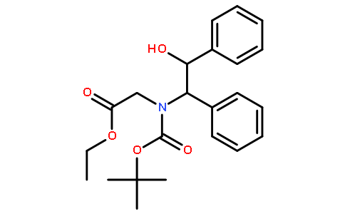 N-(叔-丁基氧羰基)-N-[(1S,2R)-2-羟基-1,2-二苯基乙基]-甘氨酸乙酯