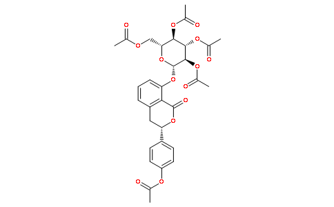 (3S)-绣球酚8-O-葡萄糖甙五乙酸酯对照品(标准品) | 113270-99-8