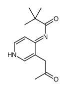 2,2-dimethyl-N-[3-(2-oxopropyl)pyridin-4-yl]propanamide