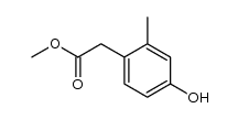 4-hydroxy-2-methylphenylacetic acid methyl ester