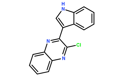 2-氯-3-(1H-吲哚-3-基)喹喔啉