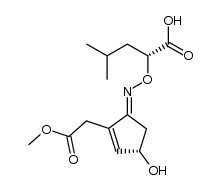 (3S,1'R)-5-(1'-carboxy-3'-methylbutoxy)imino-3-hydroxy-1-cyclopentene-1-acetic acid methyl ester