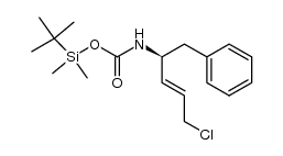 N-(tert-butyldimethylsilyloxycarbonyl)-4-amino-1-chloro-5-phenyl-2-pentene