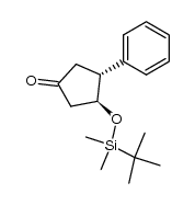 (3R*,4S*)-3-[(tert-butyldimethylsilyl)oxy]-4-phenylcyclopentan-1-one