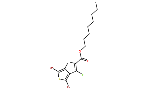 4,6-二溴-3-氟噻吩并[3,4-B]噻吩-2-羧酸辛酯