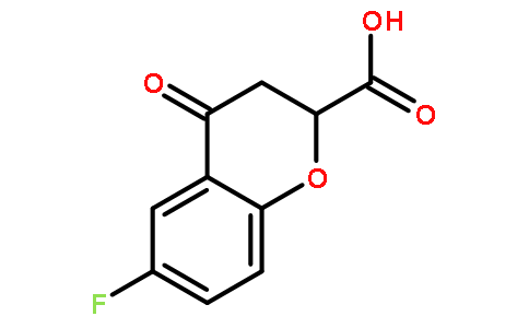 （2R）-6-氟-3，4-二氫-4-氧代-2H-1-苯并吡喃-2-甲酸