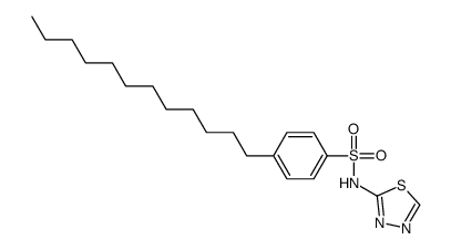 4-十二烷基-N-1,3,4-噻二唑-2-基苯磺酰胺