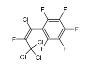 cis-1-(pentafluorophenyl)-2-fluorotetrachloropropylene