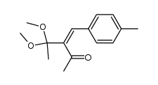 (E)-4,4-dimethoxy-3-(4-methylbenzylidene)pentan-2-one