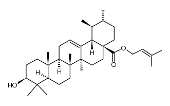 3'-methyl-2'-butenyl 3β-hydroxyurs-12-en-28-oate