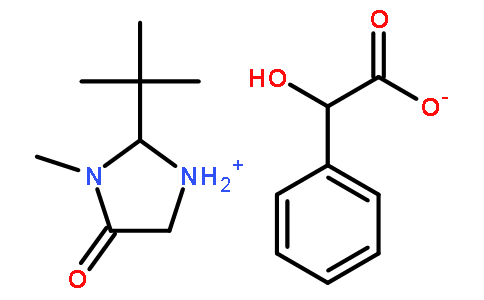 (2R)-3-Methyl-2-(2-methyl-2-propanyl)-4-oxoimidazolidin-1-ium (2R )-hydroxy(phenyl)acetate