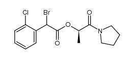 (1R)-1-methyl-2-oxo-2-tetrahydro-1H-pyrrolylethyl 2-bromo-2-(2-chlorophenyl)acetate