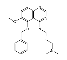 N1-(5-(benzyloxy)-6-methoxyquinazolin-4-yl)-N3,N3-dimethylpropane-1,3-diamine