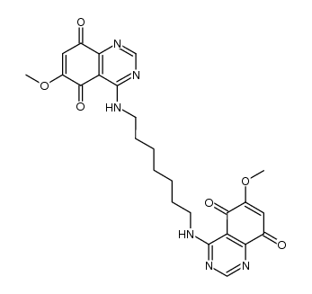 4,4'-(heptane-1,7-diylbis(azanediyl))bis(6-methoxyquinazoline-5,8-dione)