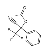 (R)-1-cyano-2,2,2-trifluoro-1-phenylethyl acetate
