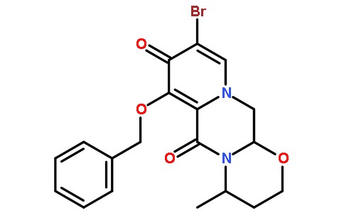 (4R,12AS)-9-溴-3,4,12,12A-四氢-4-甲基-7-(苯基甲氧基)-2H-吡啶并[1',2':4,5]吡嗪并[2,1-B][1,3]恶嗪-6,8-二酮