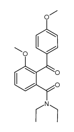 N,N-(diethyl)-2-(4-methoxybenzoyl)-3-methoxybenzene-1-carboxamide