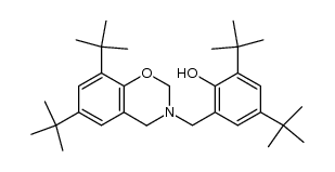 6,8-di-tert-butyl-3-(3,5-di-tert-butyl-2-hydroxybenzyl)-2H-3,4-dihydrobenz[e]-1,3-oxazine