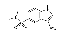 3-formyl-N,N-dimethyl-1H-indole-5-sulfonamide