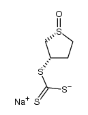 3(S)-[[Mercapto(thiocarbonyl)]thio]thiolane 1(R)-oxide sodium salt
