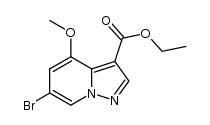 6-溴-4-甲氧基吡唑并[1,5-A]吡啶-3-羧酸乙酯