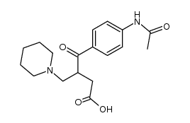 3-(4-acetamidobenzoyl)-4-(N-piperidinyl)butanoic acid