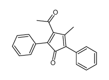 3-acetyl-4-methyl-2,5-diphenylcyclopenta-2,4-dien-1-one