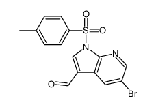 5-bromo-1-(p-tolylsulfonyl)pyrrolo[2,3-b]pyridine-3-carbaldehyde