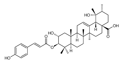 3-O-反式对香豆酰委陵菜酸对照品(标准品) | 121064-78-6