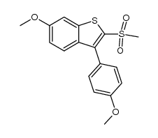 6-methoxy-3-(4-methoxyphenyl)-2-(methylsulfonyl)benzo[b]thiophene