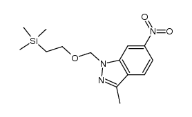 3-methyl-6-nitro-1-((2-(trimethylsilyl)ethoxy)methyl)-1H-indazole