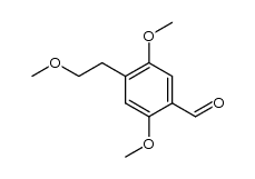 2,5-dimethoxy-4-(2-methoxyethyl)benzaldehyde