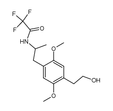 (+/-)-1-[2,5-Dimethoxy-4-(2-hydroxyethyl)phenyl]-2-trifluoroacetamidopropane