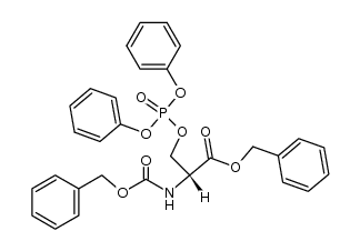 N-benzyloxycarbonyl-O-diphenoxyphosphoryl-D-serine benzyl ester