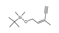 (Z)-tert-butyldimethyl((3-methylpent-2-en-4-yn-1-yl)oxy)silane