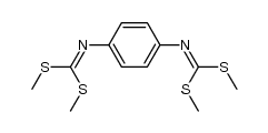 dimethyl (4-((bis(methylthio)methylene)amino)phenyl)carbonimidodithioate