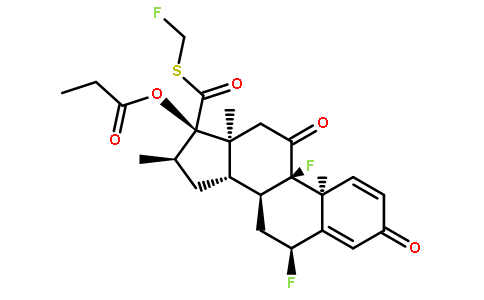 品名: 11-氧代丙酸氟替卡松 别名: 11-氧代丙酸氟替卡松 分子式: c25h