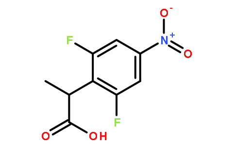 2-(2,6-二氟-4-硝基苯基)丙酸