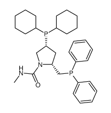 (2R,4R) - (+)-2-(二苯基膦基甲基)-4 - (二環己基膦基)-N-甲基-1-吡咯烷甲酰胺