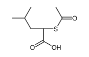 (2S)-2-acetylsulfanyl-4-methylpentanoic acid