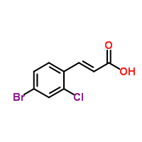 4-溴-2-氯肉桂酸